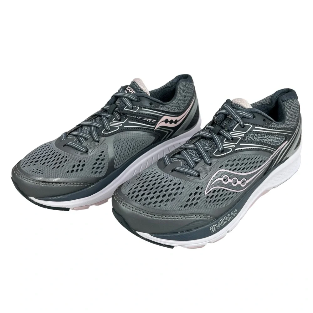Saucony | Women’s 6.5 | Gray‎ & Pink Echelon 7 Running Shoes S10468-1